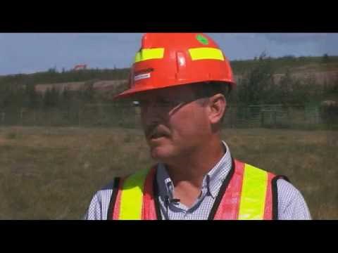 Syncrude Oil Sands Production in Alberta, Canada