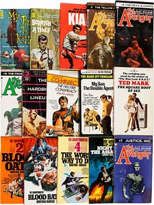 Paperback cover model Steve Holland: mercenary, cop, crook, and hot nerd