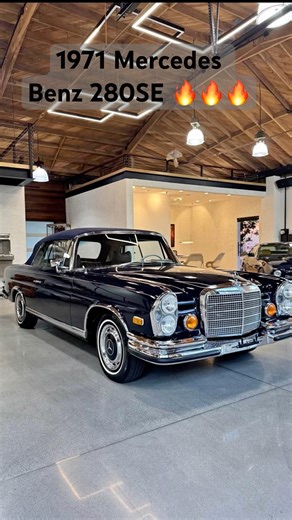 Classic 1971 Mercedes Benz 280SE #classiccars #mercedes #classiccar #cars
