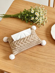 Upcycled Cable Knit Sweater Tissue Box Cover Sewing Tutorial (PDF) - Etsy