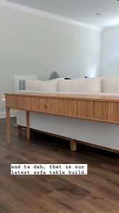 We guess the sofa could feel as awesome as this Driftwood finish looks, but we doubt it. #MinwaxPartner�📸: Pine and Poplar Product Used: Minwax Wood Putty, Minwax Wood Finish Oil-Based Stain in Driftwood, and Minwax Polycrylic Protective Finish | Minwax