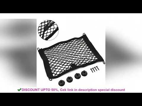 25x30cm Car Back Rear Trunk Storage Net Extra Large Elastic Storage Net For Cargo Van Motorhome Mobi