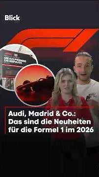 Audi, Madrid & Co.: These are the new features for Formula 1 in 2026