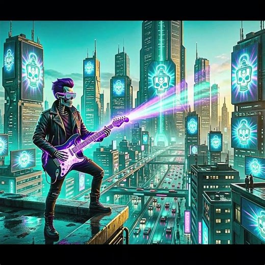 Hacking the city's mainframe like 💻🌆 #Synthwa