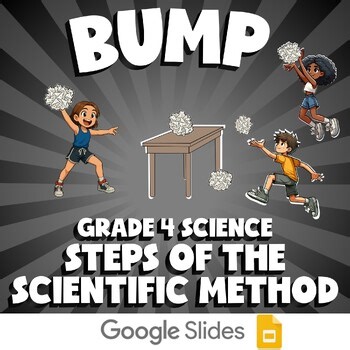 Steps of the Scientific Method BUMP Science Game | No Prep Grade 4 Review