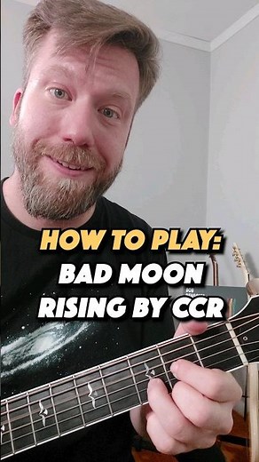 How To Play: Bad Moon Rising by CCR #guitar #guitarlesson #guitartutorial