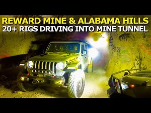 Driving into Abandoned Mine Tunnel - Reward Mine Trail and Alabama Hills - California