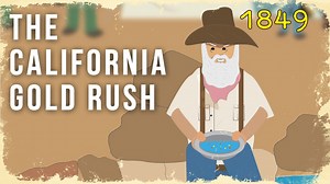 California Gold Rush Cartoon – The Wild West Gold Fever