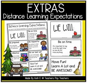 Distance Learning Computer Expectations Page and Power Point