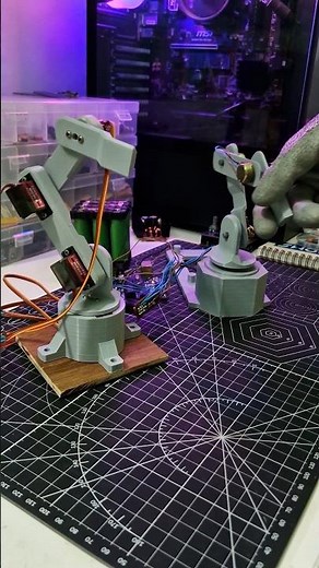 Robotic arm custom pcb #diy #robot #jlcpcb #pcb #technology #arduino