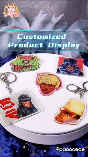 LOLLIPOPINS on Instagram: "We are very glad that the artists have recognized the quality of our products. Let's enjoy @paoocede art together! #fyp #merch #customize #manufacturing #customization #lollipopins #artistalley #custom #manu #artist #art #acrylic #charms #magnet #folding #digital"