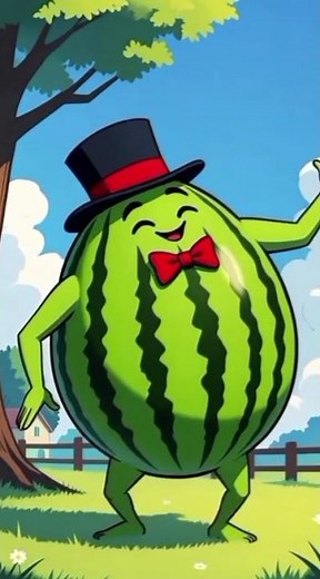 FUNNY Dancing Watermelon Compilation! 🤣 Best Fruit Dance Moves | Viral Cartoon Animations for Kids 🕺