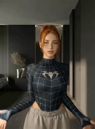 Stunning Spiderwoman Cosplay Performance