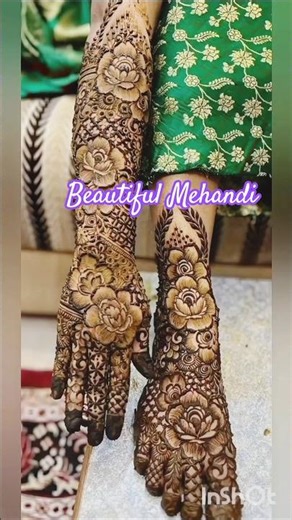 Dulhan feet mahendi designs/ Dulhan ki Mehndi Design #mehndi #shorts #shortsfeed #viralshort #viral