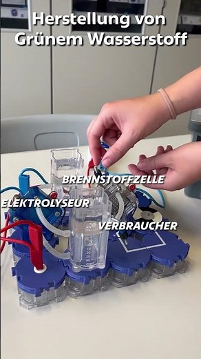 Herstellung von Grünem Wasserstoff im Experiment