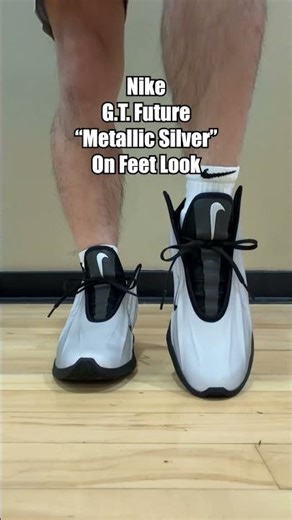 Nike G.T. Future "Metallic Silver" On Feet Look #nike #nikebasketball