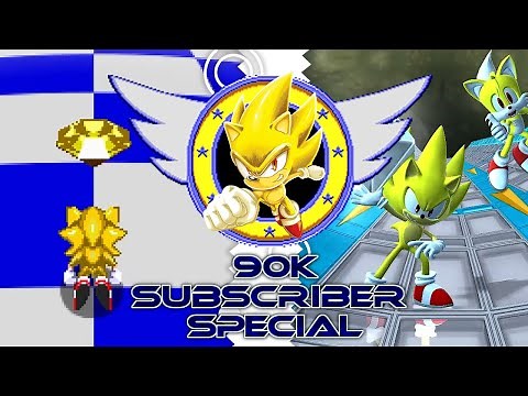 Super Sonic in S1, S2A, S3 AIR, S4: EPI/II, and Mania Special Stages ✪ 90K Sub Special (1080p/60fps)