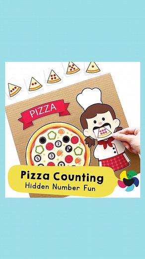 Chana Favors on Instagram: "🍕 Pizza Counting: Math Made Cheesy! Uncover hidden numbers on pizzas for a tasty math journey! 🍕 Treat your little ones to interactive pizza-themed fun! Foster fine motor skills & cognitive abilities with this hands-on math activity. 🧀 Available now at our store (Link in Bio) ☰What you'll need: * Chanafavors Printables 🌈 Shop for Printable PDF Files 🖨 Chanafavors.etsy.com (Click our profile for live link) * Cardboard Box * Adhesive Tape * Cutter Knife / Scissors 