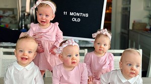 591K views · 10K reactions | Our quints are 11 months old! | Jamie Scott- Quintessentials | Facebook