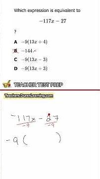 FTCE Math: The Negative GCF Trick Most Test-Takers Miss
