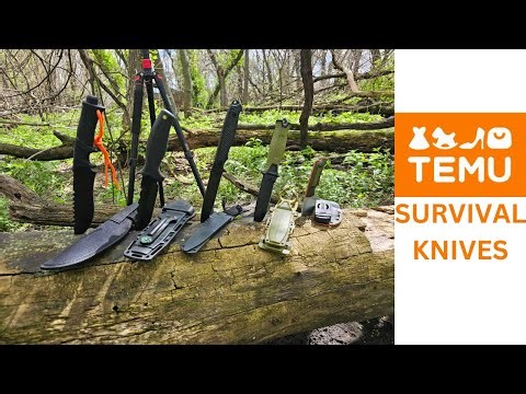 TEMU SURVIVAL KNIVES
