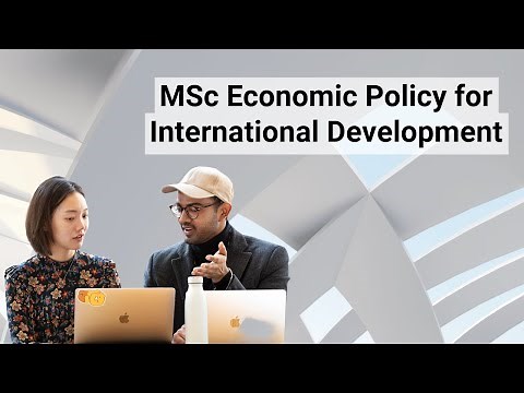 MSc Economic Policy for International Development programme