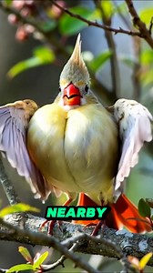 When a Cardinal sings at sunrise — your soul just | Cardinal Bird lovers Family