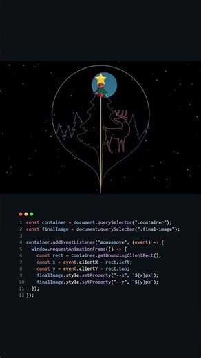 INSANE Christmas Drawing Using JavaScript!