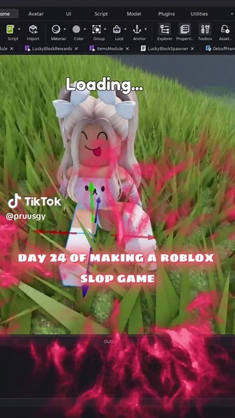 Its not easy to make a game ok but jiggle physics tomorrow trust #Roblox #robloxstudio