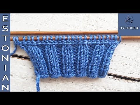 How to knit the Estonian Braid: A one-row technique to embellish the ribbings - So Woolly