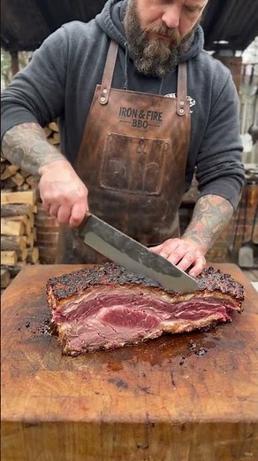 A perfect cut requires meat cooked to perfection.