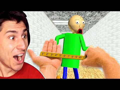 I Chased Baldi With HIS OWN RULER!
