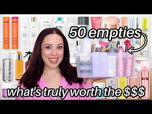 50 products I *actually* used up! (beauty empties I loved + hated)