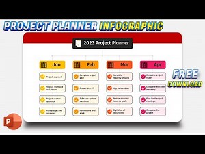 51.PowerPoint Tutorial 2023 Project Planner Presentation template
