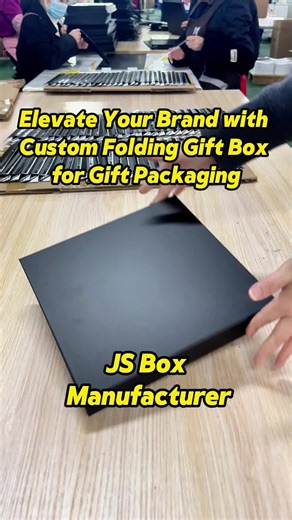 Customized black folding gift box for Tshirt, scarf, photo frame , flat pack can save more shipping cost and storage, support OEM and ODM . #giftbox #custompackaging #packagingsupplies #packagingsolutions #packagingdesign #giftboxsurprise #luxurypackaging #flatpack #foldablebox #giftset #blackbox #tshirt #fashionaccessories #photoframe #europe #france #jsbox