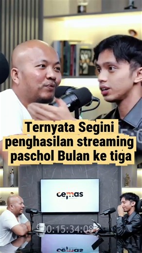 Penghasilan streaming pascol di bulan ke tiga😱#pascoll #podcast #cemas #streamer