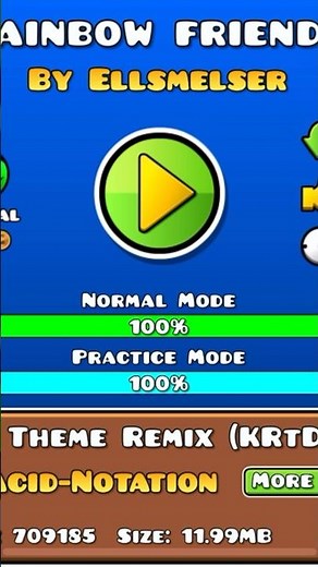 Geometry Dash FANMADE LEVELS EPISODE 18 - Rainbow Friends Full Gameplay