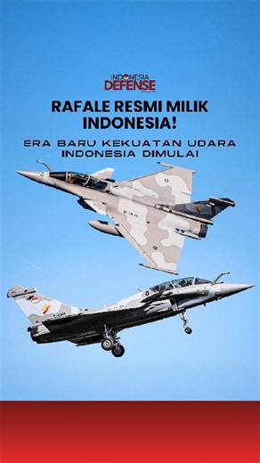 Indonesia Defense Magazine on Instagram: "RAFALE INDONESIA TERBANG TINGGI! 🇮🇩✈️ Tiga jet tempur Rafale pertama resmi siap lepas landas dari Prancis. Wakasau Marsdya TNI Tedi Rizalihadi: “Rafale adalah bagian penting modernisasi alutsista udara Indonesia.” T-0301, T-0302, T-0303 tiba Indonesia Januari 2026 #Rafale #TNAU #ModernisasiUdara #indonesiadefensemagazine #idm"