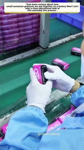 Small Product Assembly Line - Educational Look at Manufacturing Processes