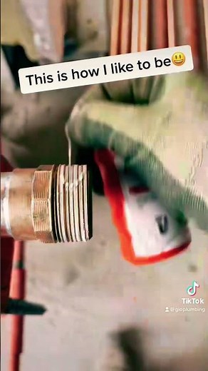 Plumbing-this is how to put the loctite 55 on