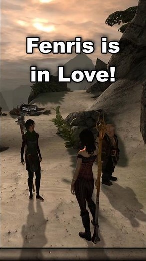 Merrill Knows Fenris Is in Love 😏 | Dragon Age 2 Banter #shorts