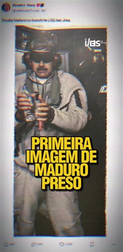 Trump divulga foto de Maduro preso e algemado