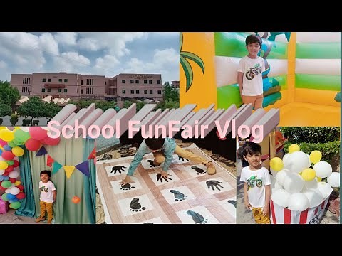 School Fun Fair Vlog || School Carnival Games and Ideas