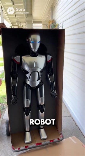 🤖💚 “THANK YOU CHINA!” — When the Hood Finally Gets a Robot Today’s Sora skit… I play a VERY excited green-bandanna gangster who finally gets his first humanoid robot delivered straight from China. As soon as it arrives I’m jumping up and down like it’s Christmas yelling: “THANK YOU CHINA! THANK YOU CHINA! YOU MAKE THE BEST ROBOTS!” 😂 This is a comedic take on what’s coming… Robots are getting cheaper, more capable, and easier to order than sneakers. Some Austin companies already use Chinese h