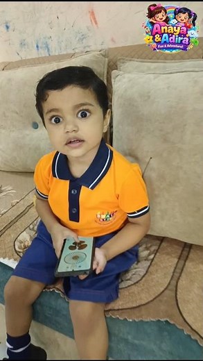 😍 Anaya & Cute Baby Boy Getting Ready for School 🎒❤️ | Sweet Morning Routine #Shorts