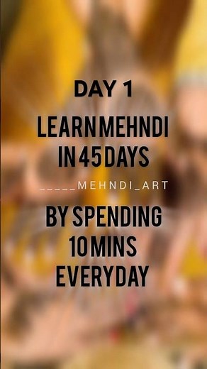 Day 1 | Mehndi Classes । Basic Henna Designs For Beginners । Mehndi Class । Mehndi Art