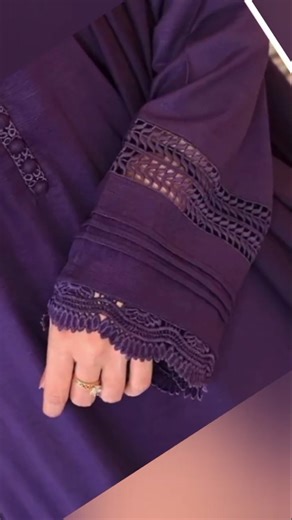 Latest sleeves design|beautiful sleeves design 2025|sleeves design with lace#shorts#fashion#trending