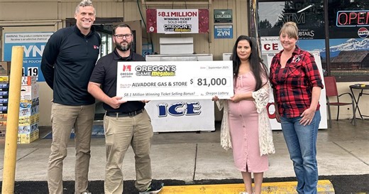 Alvadore Gas & Store sells $8.1M winning Megabucks ticket