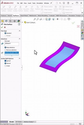 Offset Surface Tool in SolidWorks | Quick CAD Trick #shorts
