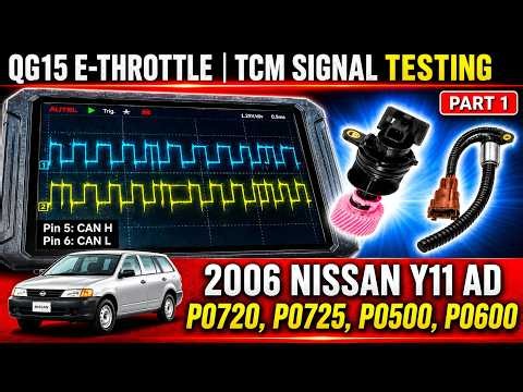 Nissan Y11 AD | TCM Signal Testing - Part 1